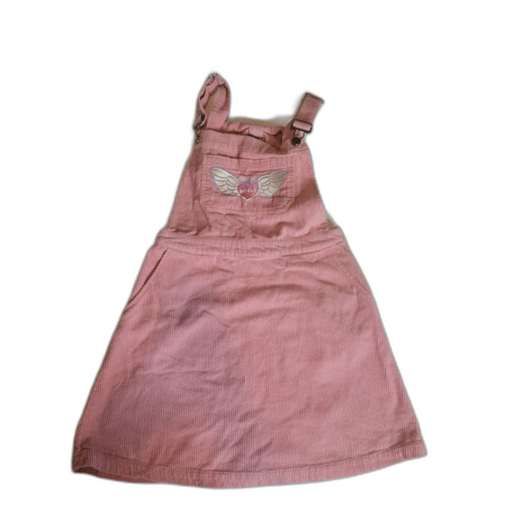 Hot Topic Pink Kawaii Corduroy Overall Skirt Size Small Medium - Picture 3 of 8